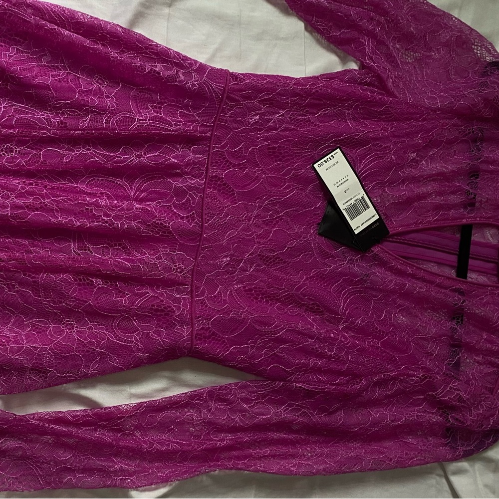 Purple lace BCBG dress
